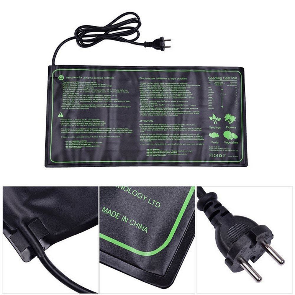 Zaailing Warmte Mat Plant Zaad Kieming Voortplanting Warm Mat Waterdichte Kwekerij Verwarming Pad Groente Bloemen Tuin
