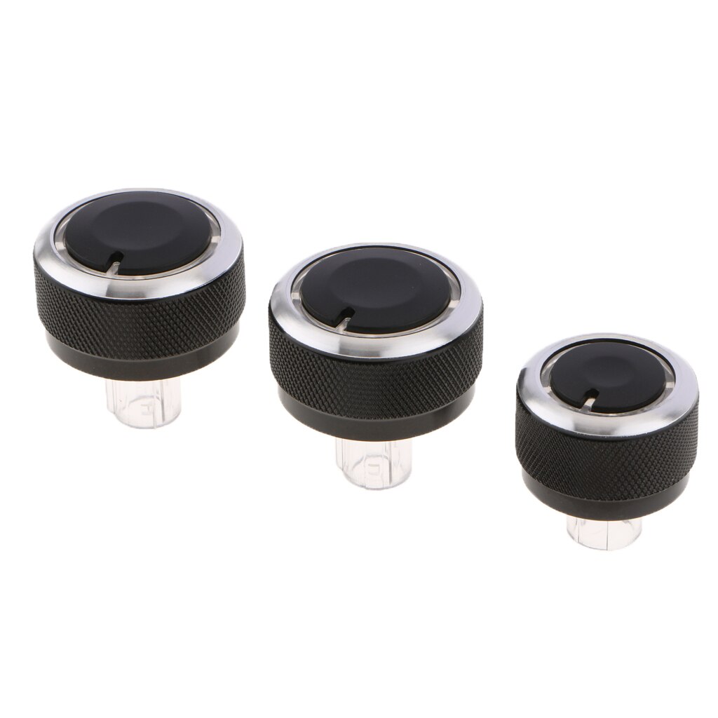 3PC Air Conditioning Heat Control Switch Knob AC Knob For VW Car Accessories