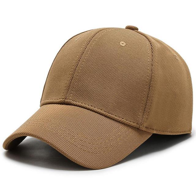 Zomer Ademend Stretch Hoeden Voorzien Effen Kleur Baseball Cap Outdoor Sport Golf Caps Voor Vrouwen Mannen Hip Hop Casquette Gorras: Khaki