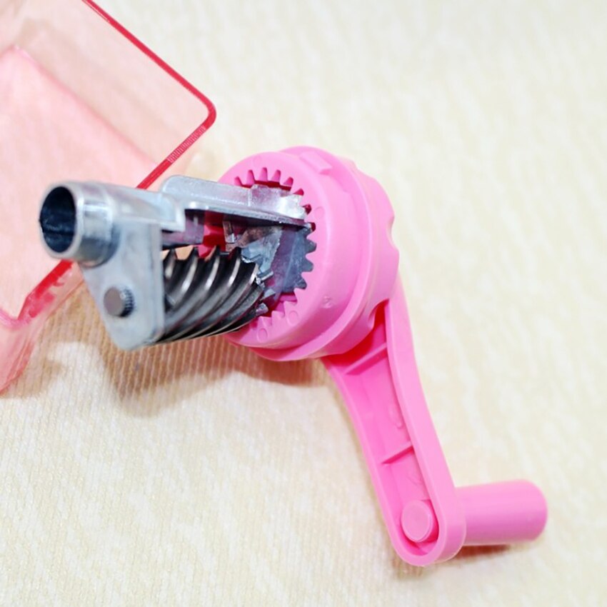 Cartoon Hand Crank Pencil Sharpener Manual Steel Hob Sharpener Machine For Student Office Sharpener Stationery Tools 50*40*80mm