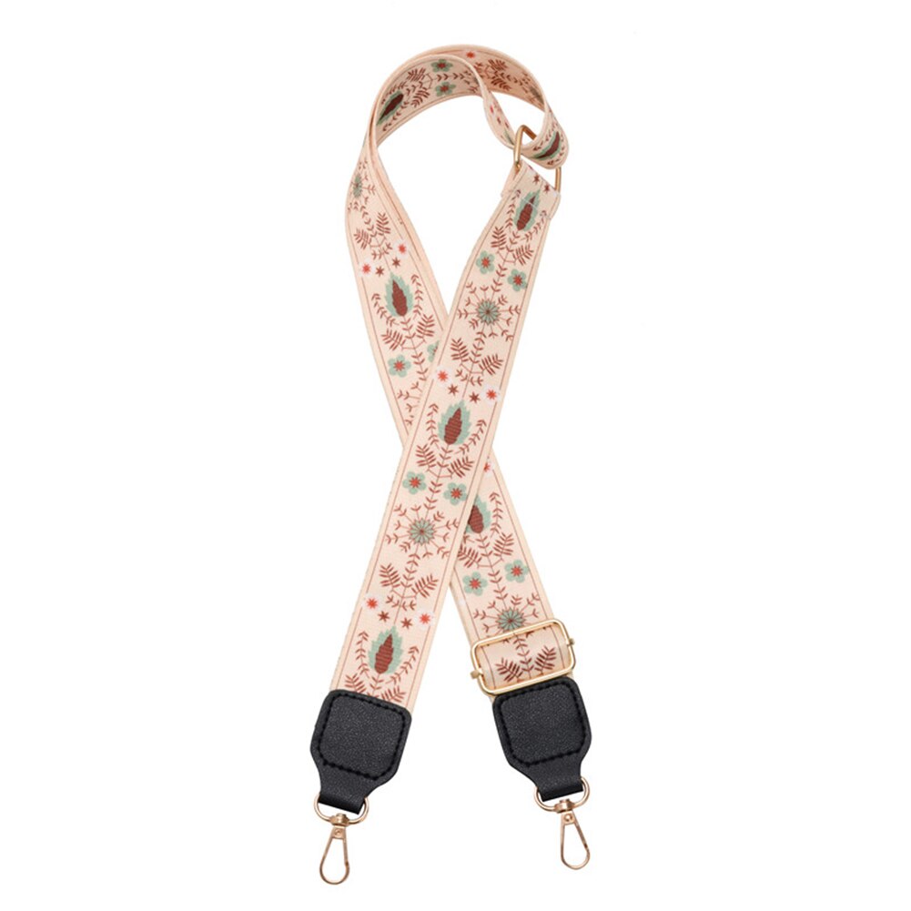 Adjustable Nylon Bag Straps Women Colorful Printing Replacement Wide Strap Shoulder Messenger Handbag Handle Ornaments: B