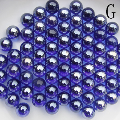 150 PCS of 16 mm glass bead game pinball machine cattle console small marbles pat music parent-child machine of beads: G