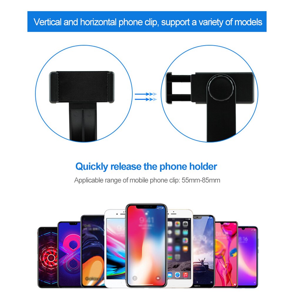Photographie miroir de maquillage à LED Selfie lumière 160MM Dimmable appareil photo téléphone maquillage lampe flexible avec trépieds de Table pour ancres en direct