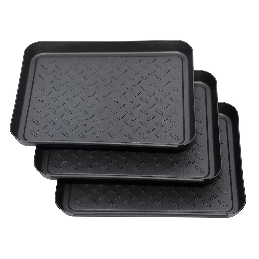 Multi-Purpose Garden Outdoor Boot Mat Tray Boot Mat And Tray for Floor Protectio Plastic Mud boots shoe plate Seasoning storage: Default Title