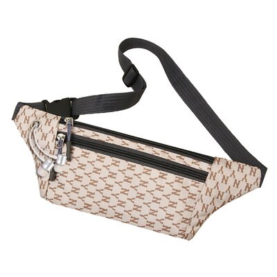 Kleurrijke unisex kleine heuptasjes met print voor dames, nylon borst- en schoudertas, all-match canvas draagtas voor mannen: 4