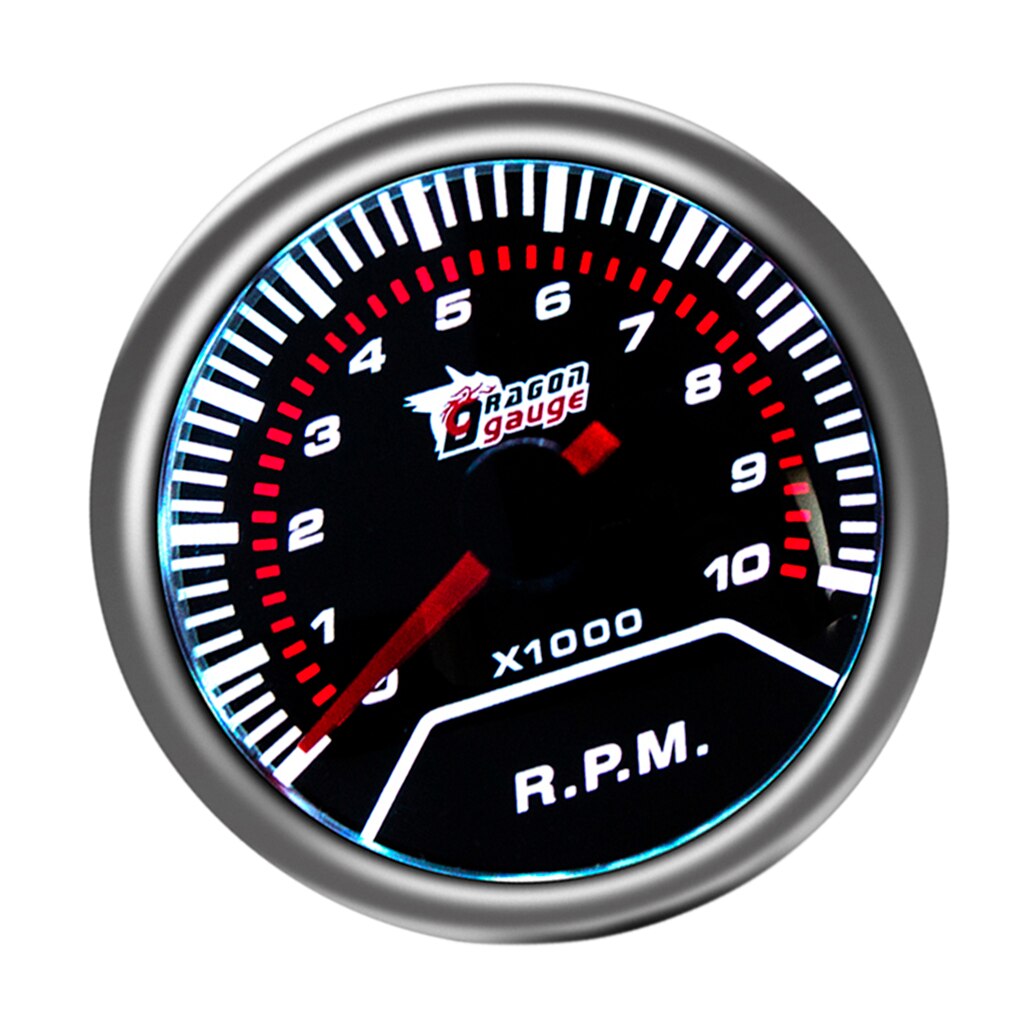 RPM Gauge ×1000rpm Tachometer Stepper Motor Meter with Shift Light Work For for All Kinds of Cylinder Engine