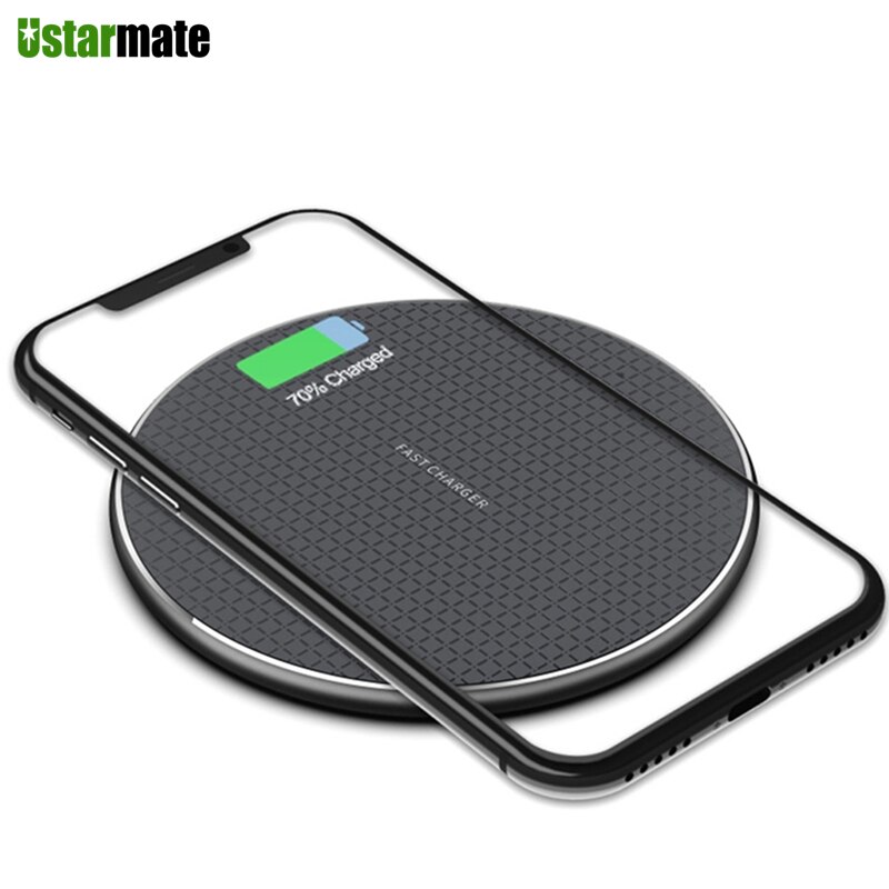 10w telefoonopladers, snelle draadloze qi-oplader voor iphone 11 pro max xs, samsung note 10, xiaomi snellaadstation, bureaulader