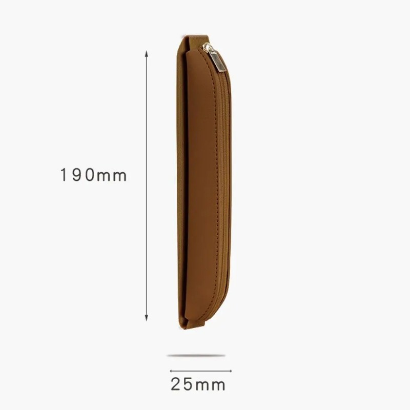 Pu Leder Bleistift Lagerung Tasche Buch Notebook Elastische Gummiband Stift Clip Tragbare Büro Treffen Laptop Stift Halter