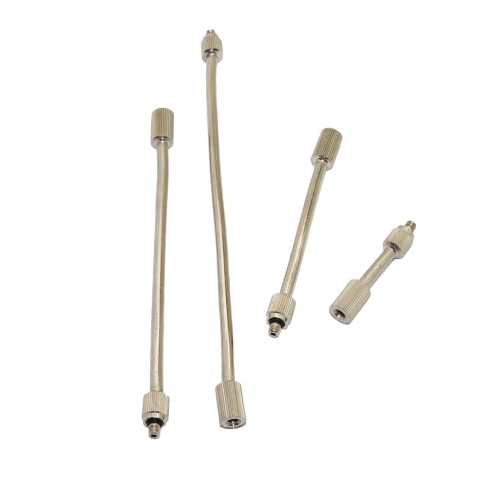 50mm/98mm/146mm/188mm Copper 3/16 Inch Thread Mist Nozzles Extension Rod Fog Atomization Sprayer Flexible Extension Pole 1 PC