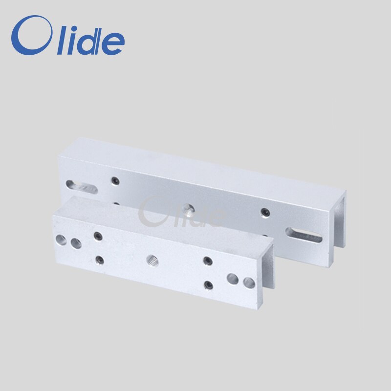 Aluminum Alloy Material Magnetic Lock Clip For Swing Glass Door, Glass Door Magnetic Lock Door Clip
