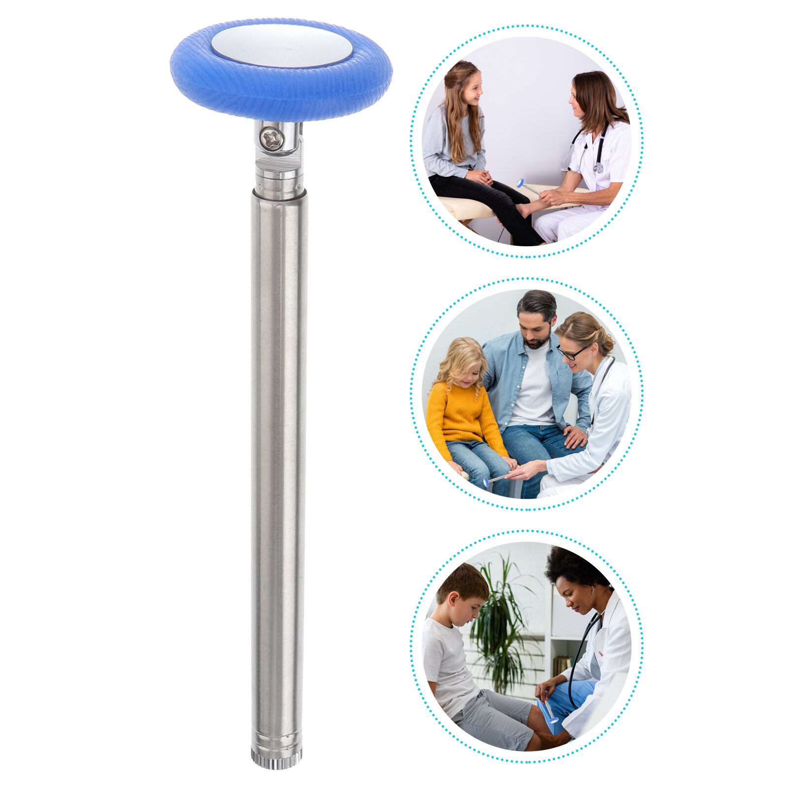 Diagnostic Hammer Neurological Hammer Portable Clinic Reflex Hammer