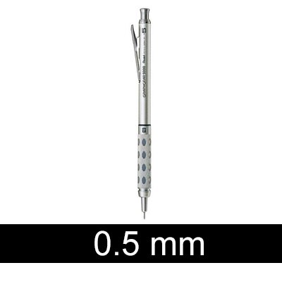 Japan Pentel GraphGear 1000 Automatic Pencil Mechanical Metal Retractable Tip Drafting Pencils School and Office Supplies: 05mm