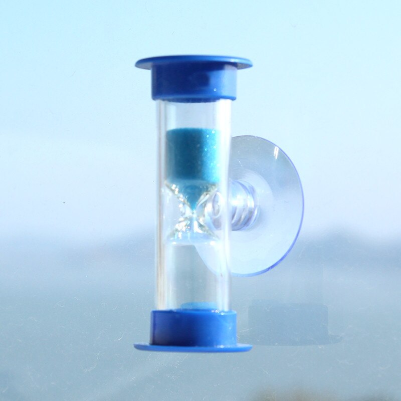 3 min mini timeglas til brusetimer / tandbørstetimer med sugekop timeglas termometer urure  #30