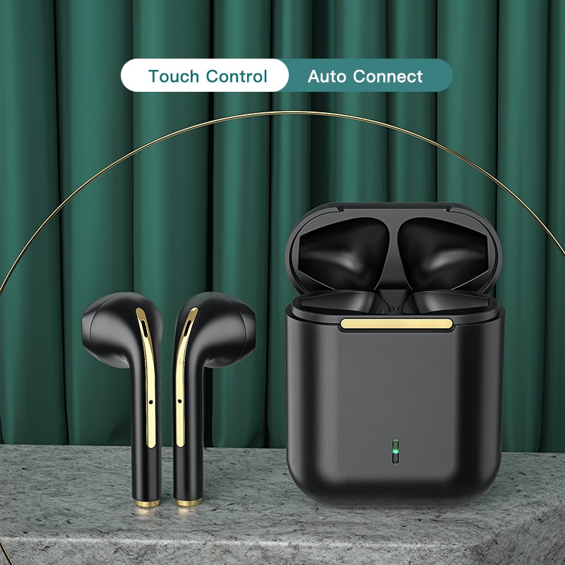 J18 TWS Bluetooth écouteurs sans fil casque pour Smartphone Sports en plein air positionnement tactile Popup stéréo HD micro casques