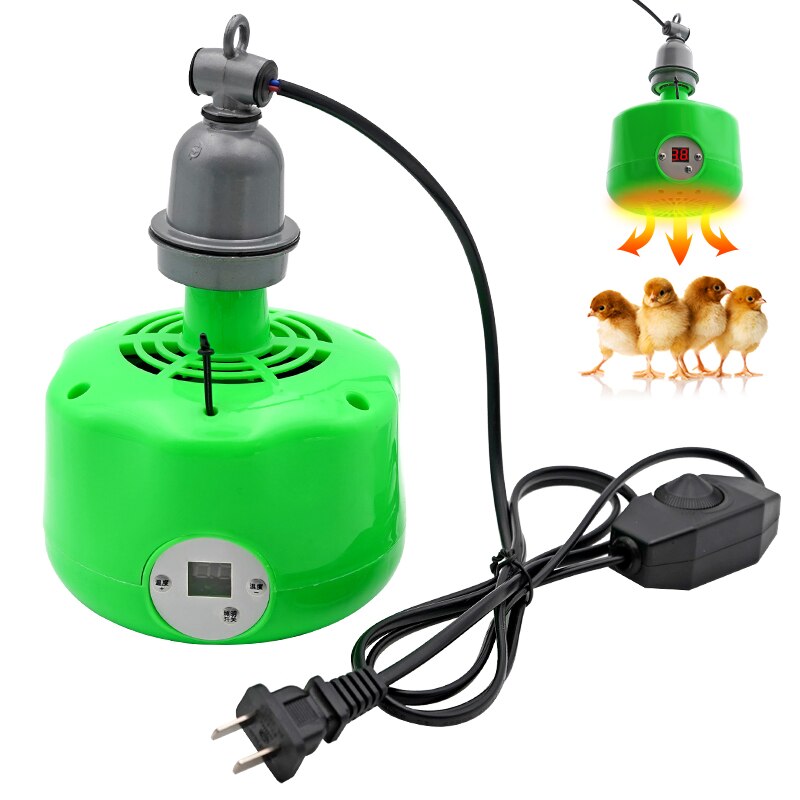 Lámpara de calefacción de 300W para animales de granja, controlador de temperatura, calentador que mantiene el calor, Bombilla para mascotas, lechones, pollos y perros, nueva