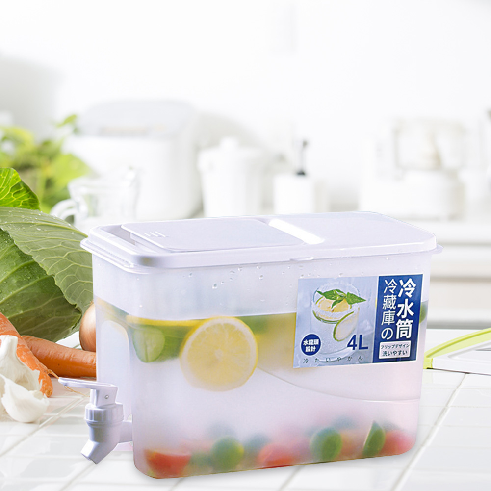 4L Koelkast Koelkan Plastic Koelkast Waterdispenser Multifunctionele Drankdispenser Grote Capaciteit voor Keuken Koelkast