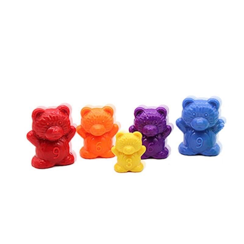 Tellen Beer Game Gewicht Baby Speelgoed 3G/6G/9G/12G Kids Experiment Math materialen Kleurrijke Matching En Sorteren Speelgoed