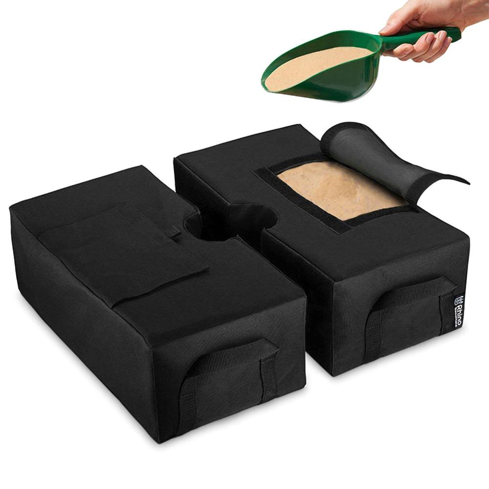 Outdoor Patio Umbrella Base Weight Bag Weatherproof Parasol Umbrella Heavy Duty Sand Bags Stand Base for Home Hotel Use