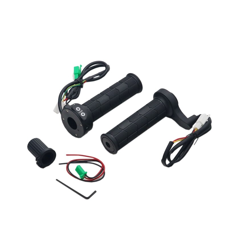 12V 22mm Motocross Manopole a caldo Impugnatura riscaldata per moto Acceleratore in gomma regolabile Impugnatura elettrica ATV Scaldini manubrio bici