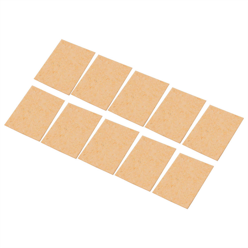 10PCS Soldering Cleaning Sponge Yellow Heat-resisting Compressed Sponge for Household Cleaning Tools