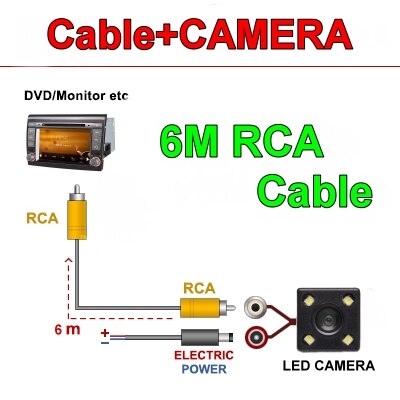Til mercedes benz s klasse  w204 w212 w221 viano vito  s600 s550 s500 bil bakkamera hd ccd backup bakkamera: Ledet kablet dvd