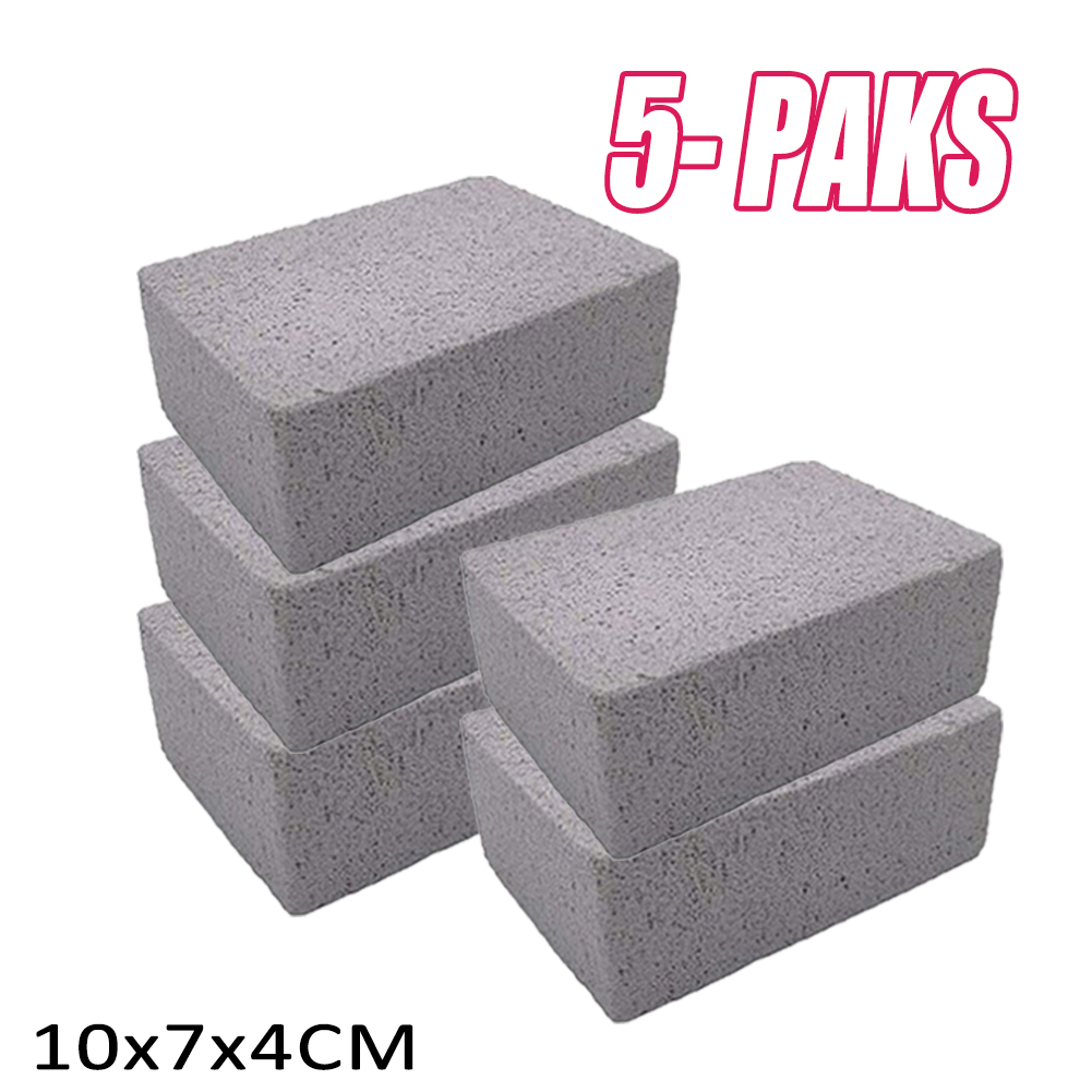 1-10PCS BBQ Grill Cleaning Brick Block Barbecue Natural Cleaning Stone Racks Stains Grease Cleaner BBQ Tools Oil Stain Cleaning: green