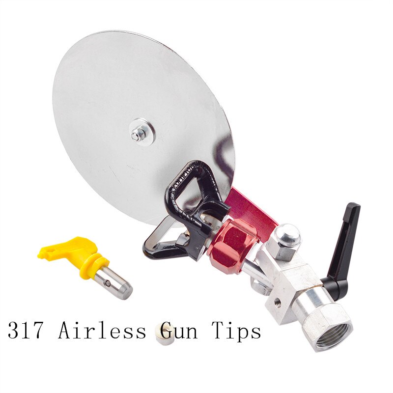 7/8'' Universal Spray Guide Accessory Tool For Paint Sprayer 7/8'' Pressure Spray Gun Universal Airless Spraying Machine: Guide And 317 Tip