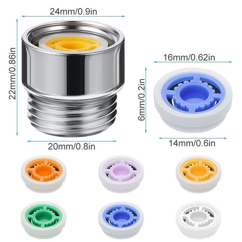 Shower Flow Reducer Limiter Water Flow Saver Adapter Shower Head Limiter Shower Flow Reducer Limiter B99