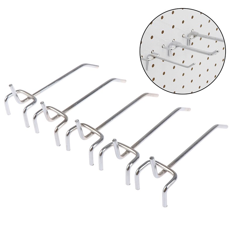 5pcs/set 5CM/7CM/10CM Hook Panel Perforated Wall Storage Garage Workshop Fixing: style1 10cm