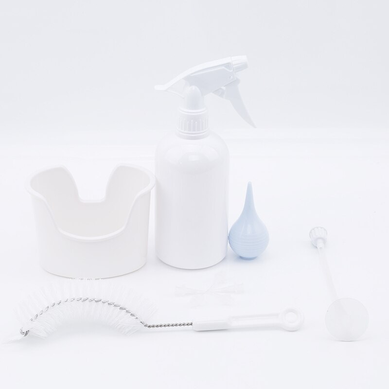 Aspirador Nasal de bebé blanco botella de oído Set de lavado suave de los PP herramienta de cuidado de de la gota de la Nariz limpia mocos tonto oído lavado herramienta