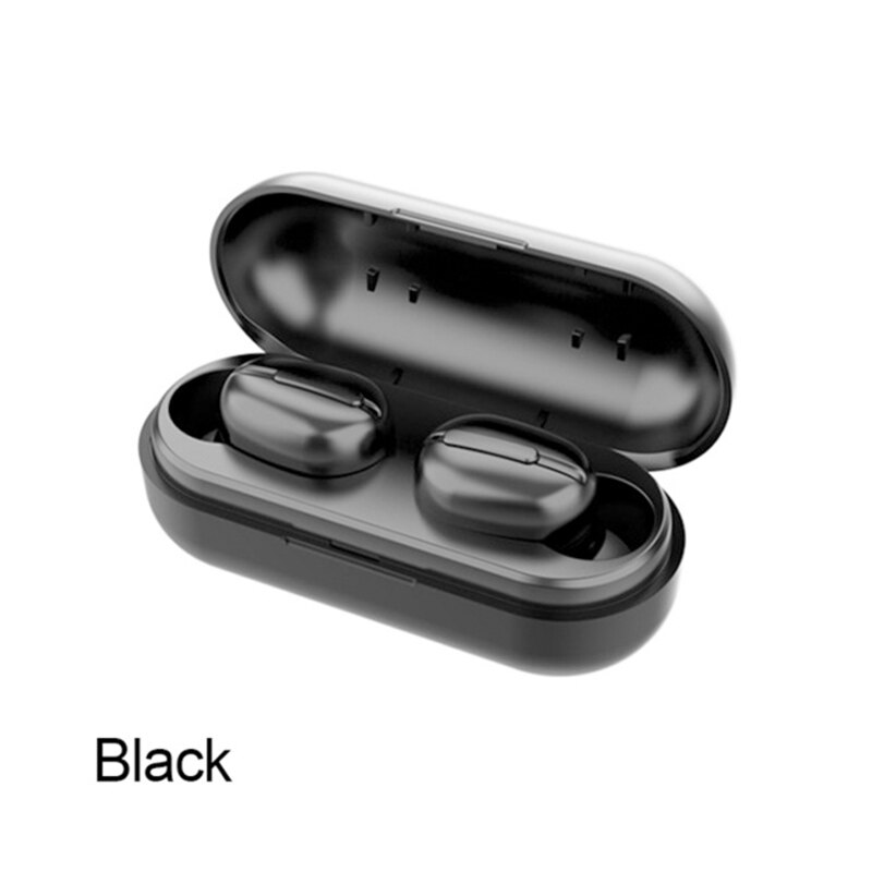 Auriculares TWS inalámbricos por Bluetooth, para Samsung Galaxy A21, A21s, A71, A51, A31, con estuche cargador de micrófono: Black
