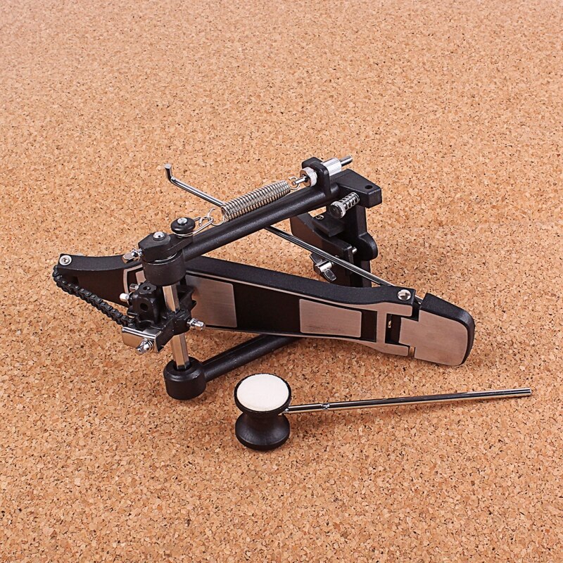 Bass drum pedaal klopper zanger trekveer en enkele kettingaandrijving accessoires