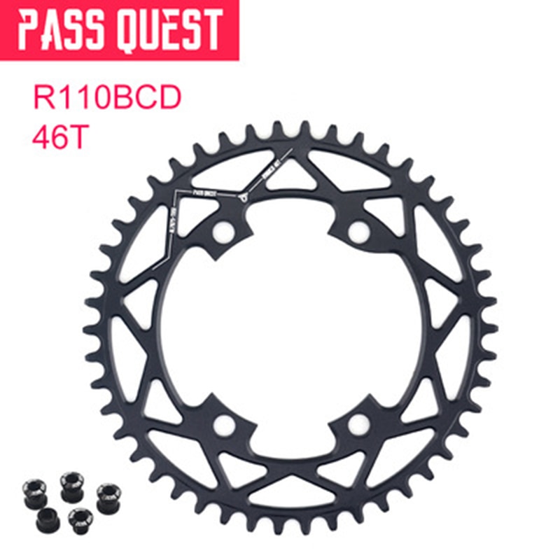 Pass quest 110 bcd racefiets fiets kettingblad 4- klauw schijf  r7000 r8000 r9100: 46t
