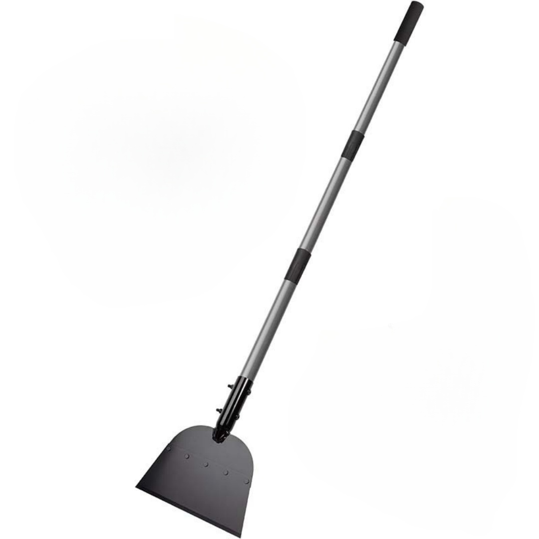 Pala plana, pala para nieve, raspador de hielo, raspador de suelo, pala de limpieza de jardín al aire libre, pala para hielo para entrada, herramientas de eliminación de malezas: Verde militar