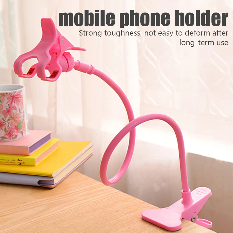 Soporte Universal para teléfono móvil, soporte Flexible para perezosos, Clip ajustable para teléfono móvil, soporte de montaje de escritorio para cama en casa, soporte para teléfono inteligente