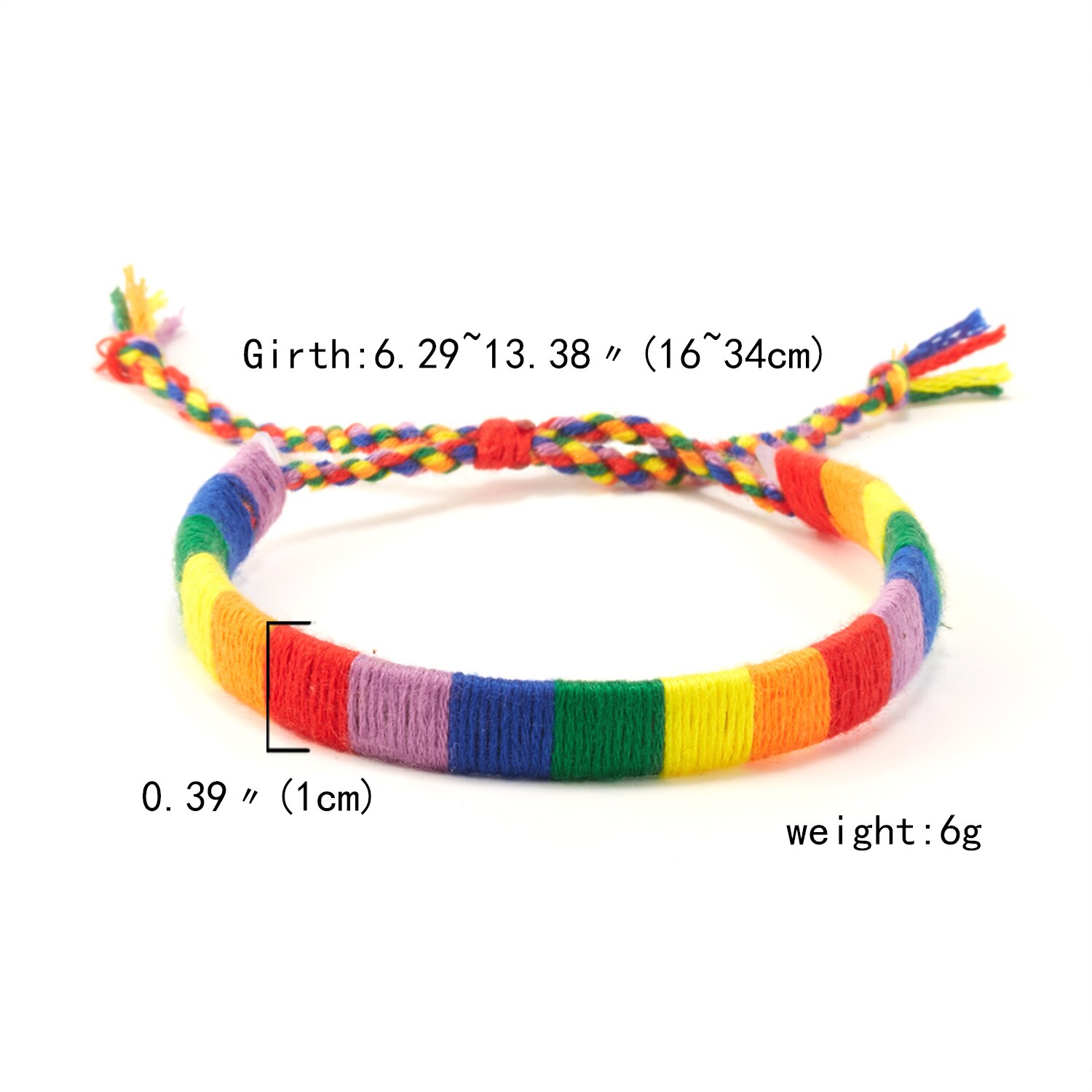 Handmade LGBT Rainbow Lesbians Gays Pride Bisexuals Bracelets for Women Girls Pride Woven Braided Men Couple Friendship Jewelry: 7