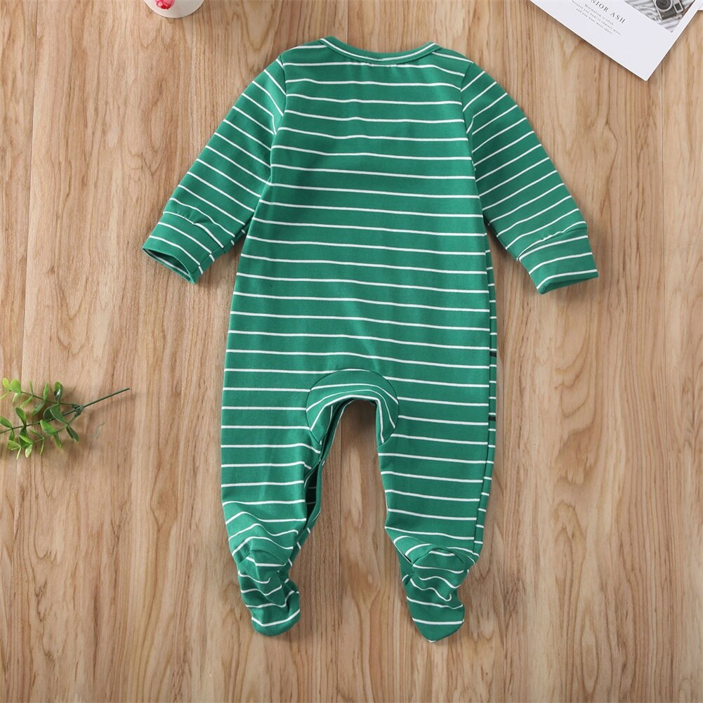 Infant Newborn Romper Jumpsuit Footies Baby Boy Girl Clothes Long Sleeve Cotton Casual BabyOutfit 0-6M