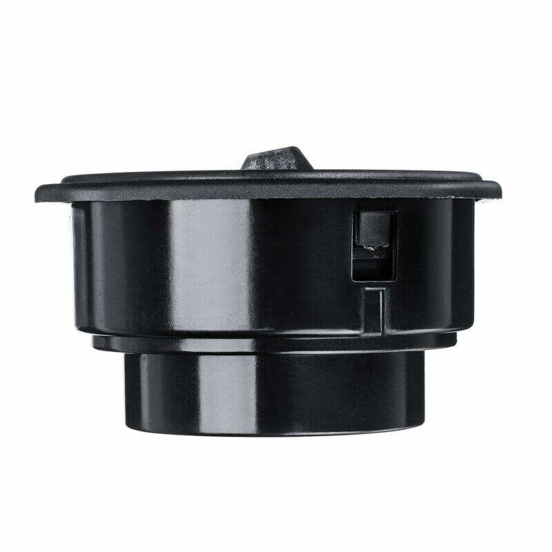1 X Warm air outlet 75mm Diesel Heater Air Ducting Duct Outlet Black Accessories