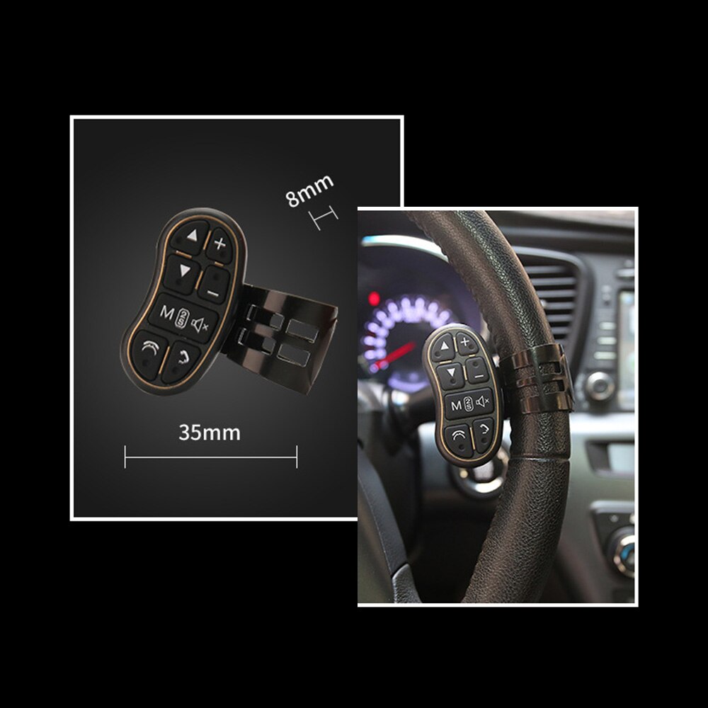 Universal Car Steering Wheel Button Remote Control Car navigation DVD 2 din android Bluetooth wireless Universal remote