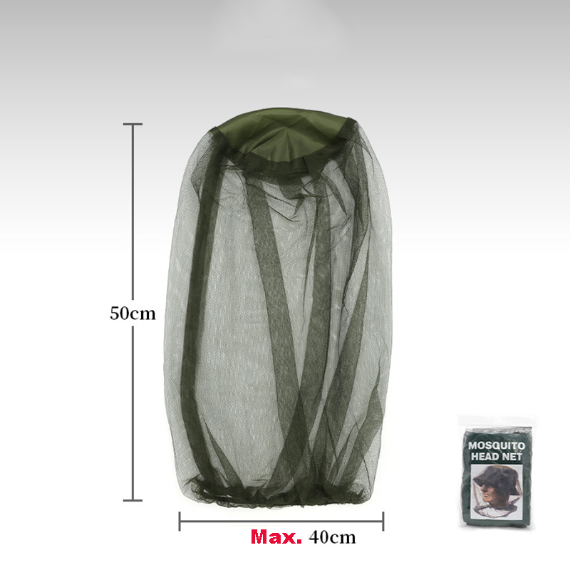 Redes de malla para cabeza de mosquitos al aire libre, sombrero de jardinería, sombrero a prueba de insectos para senderismo, Camping, pesca, redes de malla para cabeza de mosquitos al aire libre