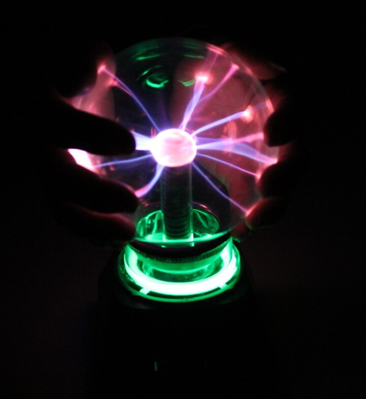 Plasma boll blixtboll elektronisk magisk lampa statisk induktion boll magisk boll med musik  l 4/5/6/8 tum
