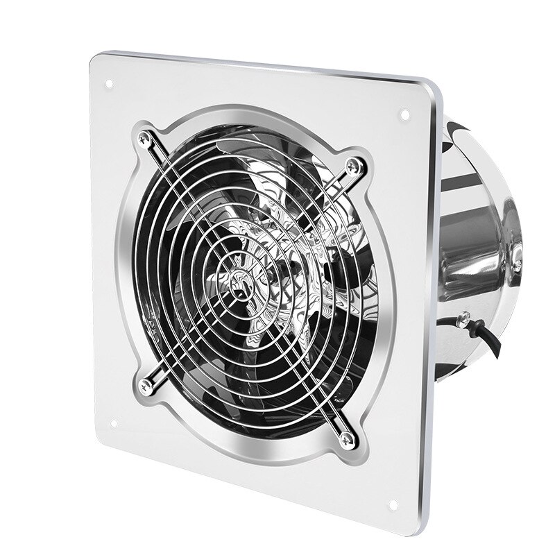 6''7''8'' Exhaust Fan Home Bathroom Toilet Kitchen Low Noise Ventilator Wall Mounted Extractor Pipe Ventilation Fan