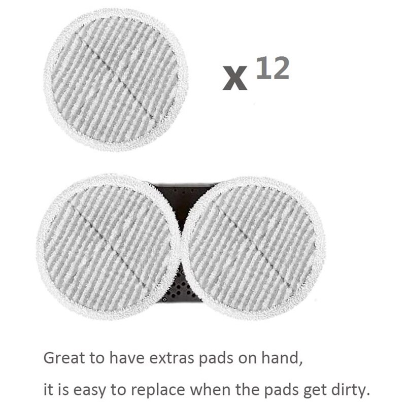 10*/set per tamponi di pulizia in microfibra Spinwave-20522 2240N