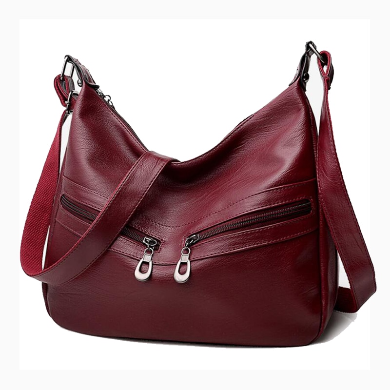 Kvinder retro blød pu læder taske mærke messenger bag kvindelig stor kapacitet håndtaske totes taske til kvinder skuldertasker