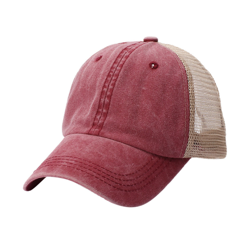 Casquettes de Baseball pour hommes | Casquettes unisexe femmes extérieur, chapeaux coton de chapeaux Patchwork maille réglable Hip Hop casquette décontracté