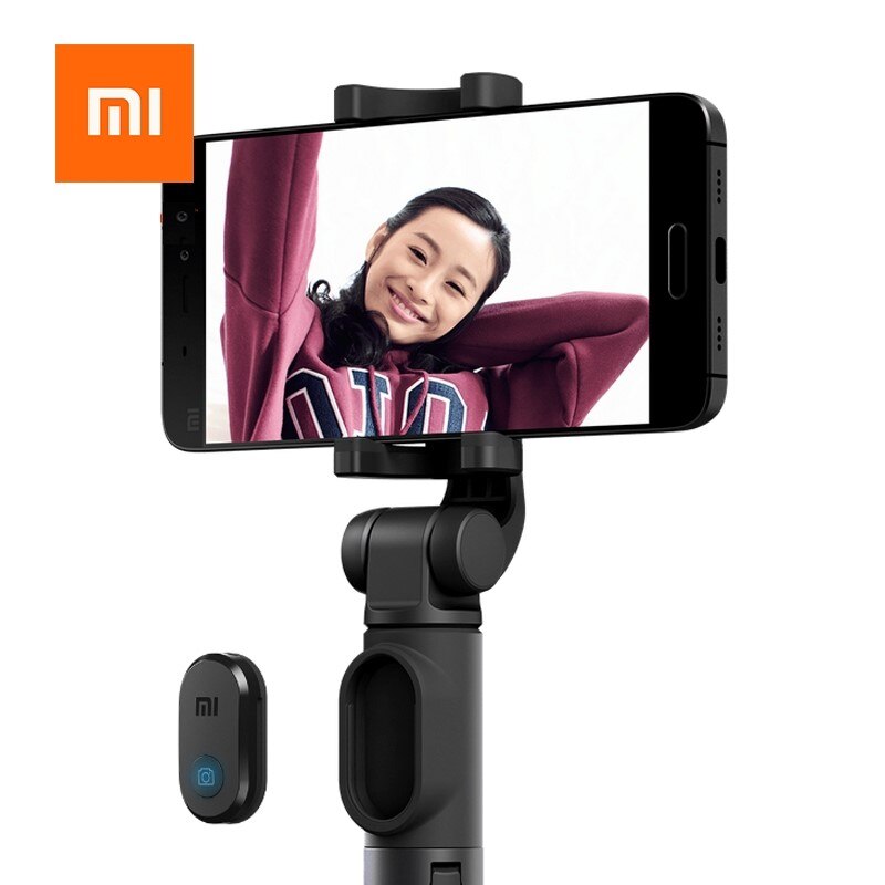 Voor Xiaomi Originele Opvouwbare Statief Selfie Stok Bluetooth Selfiestick Met Draadloze Sluiter Selfie Stick Voor iPhone Android