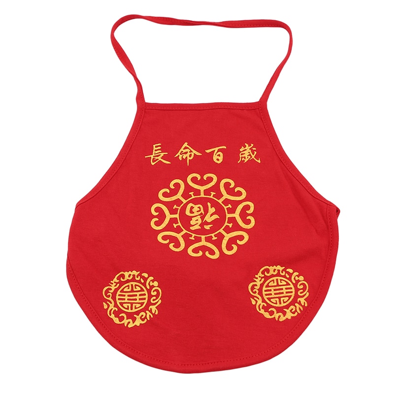 chinesische Klassische rot Bauch Schürze Geeignet Für Neugeborenen Kleidung Sommer 0-3 Jahre Alte Baby