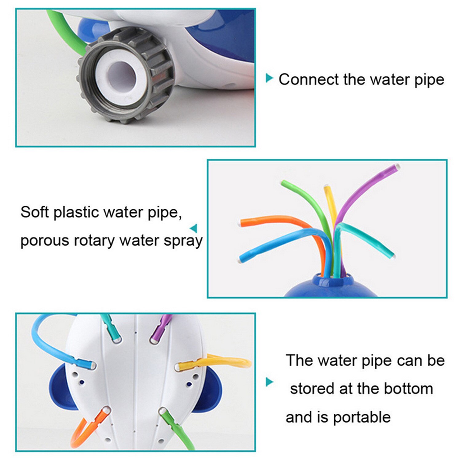 Kids Water Sprinkler Toy Cute Whale Outdoor Summer Water Spray Sprinkle Toy for Backyard Garden Lawn Swimming Pool Bathing