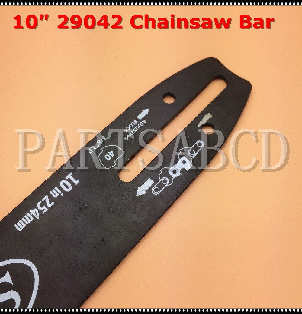 10 Inch Replacement Chainsaw Bar 10" 29042 Chainsaw Bar