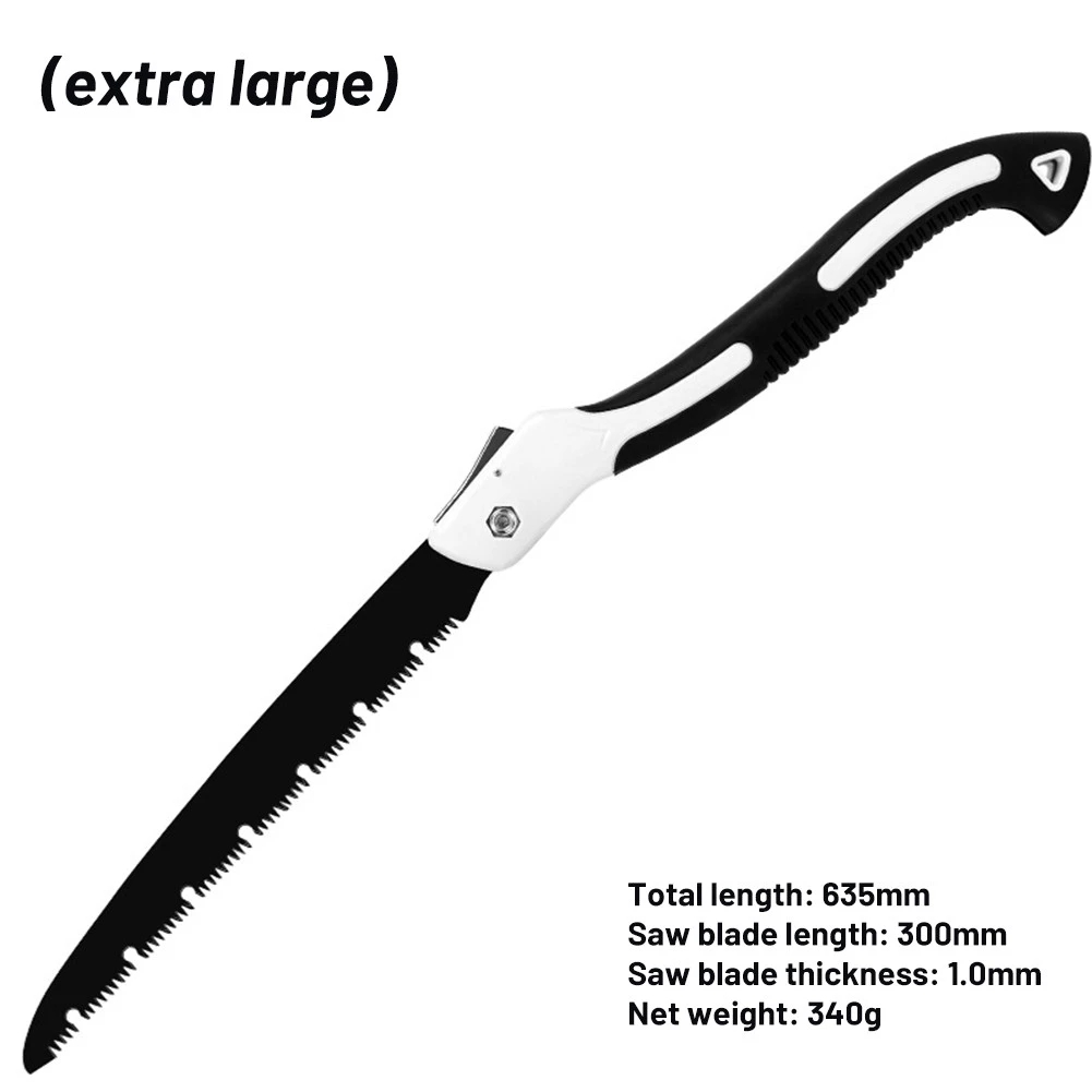 395/465/535/635mm Folding Saw Heavy Duty Extra Long Blade Hand Saw Japanese Saw Hacksaw Garden Pruning Trimming Cutting
